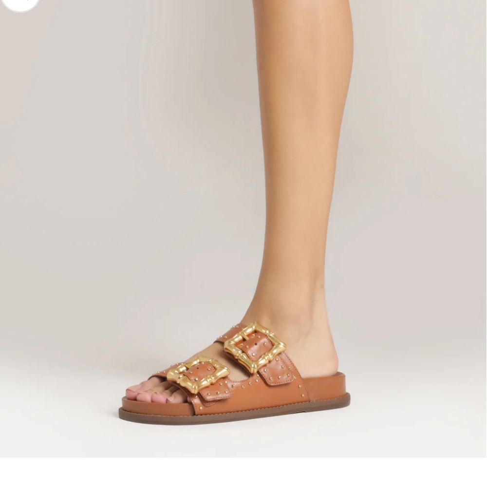 Enola Studs Sporty Leather Sandal